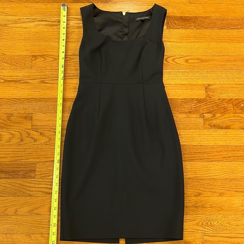 Little black dress! size 0. Darts in front and in back gold zipper.